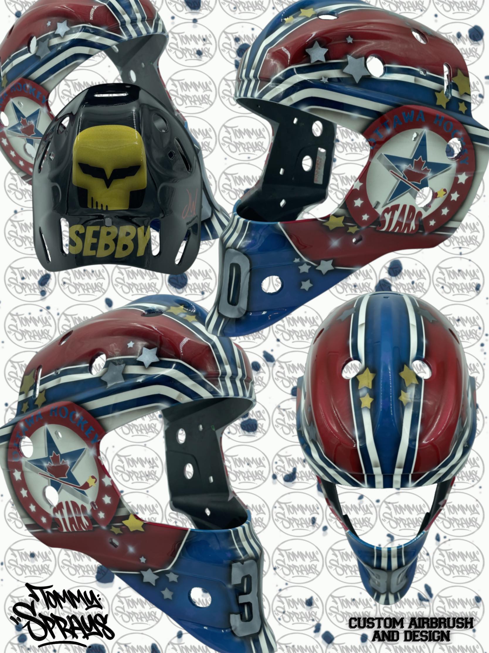 Custom Goalie Mask Art